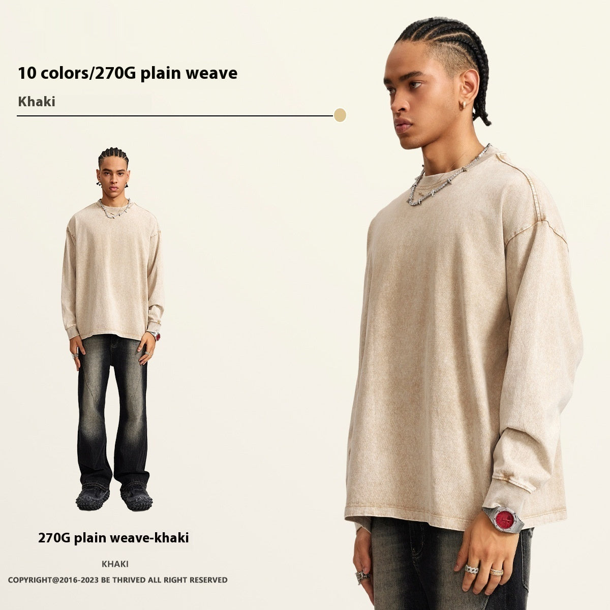 American Retro Washed Sweater
