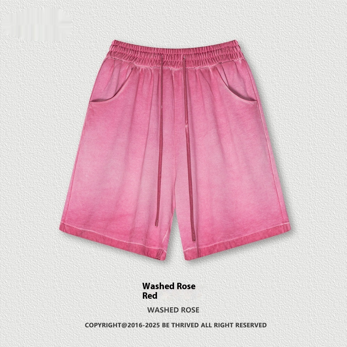 Heavy Drawstring Leisure Sports short Fashion Brand Retro Reverse Bottom Fried Fifth for men