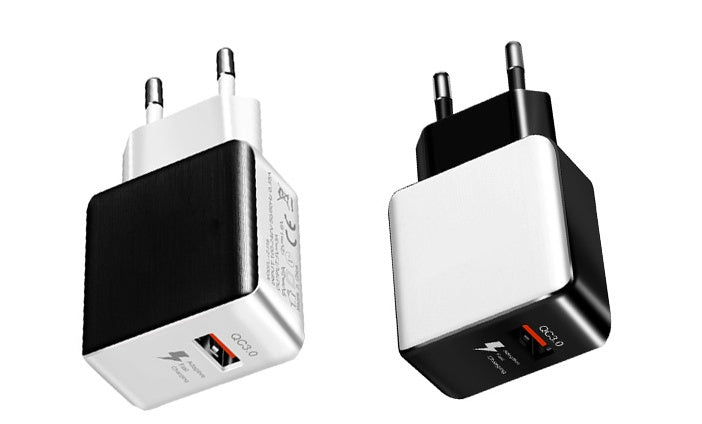 Compatible with Apple, 18W Quick Charge 3.0 Snelle Mobiele Telefoon Oplader Eu Plug Wall Charger Usb Adapter Voor Iphone 11 Pro Xr xs Max Samsung Redmi Huawei
all style (US, UK, EU, UA)