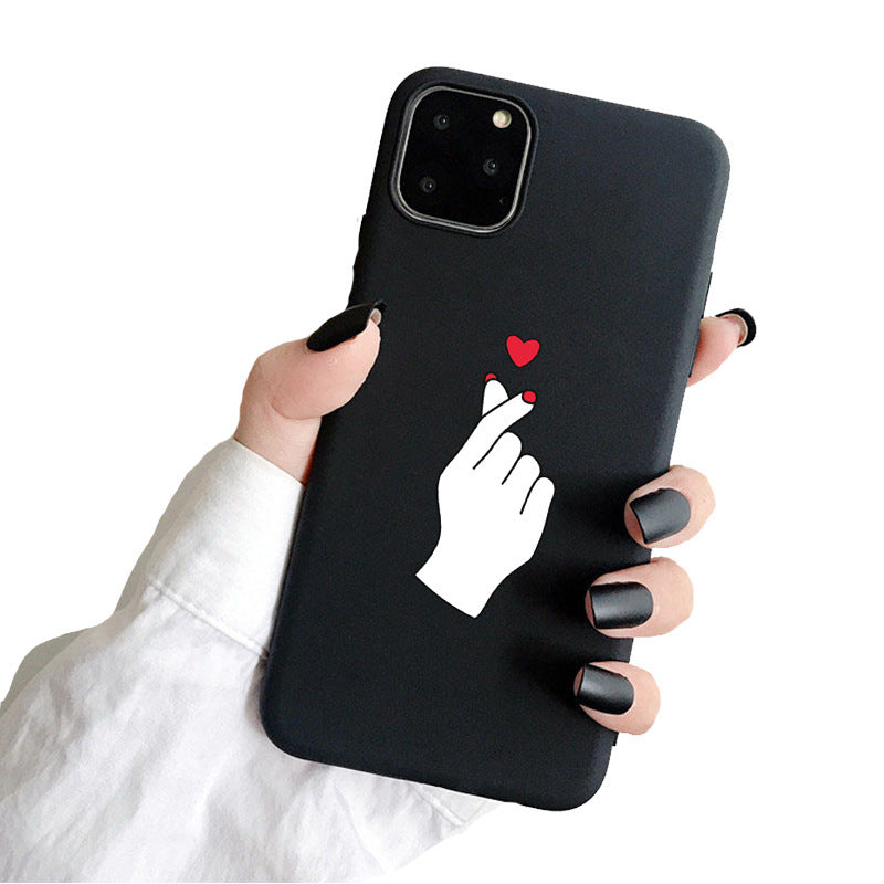 Frosted phone case compatible with iPhone