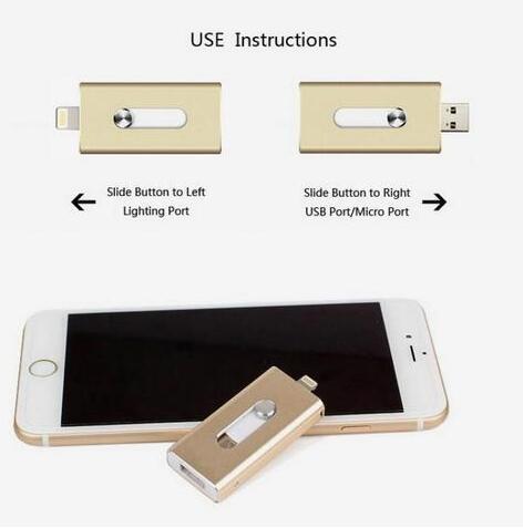 Compatible with Apple, IOS flash USB drive for iphone & ipad