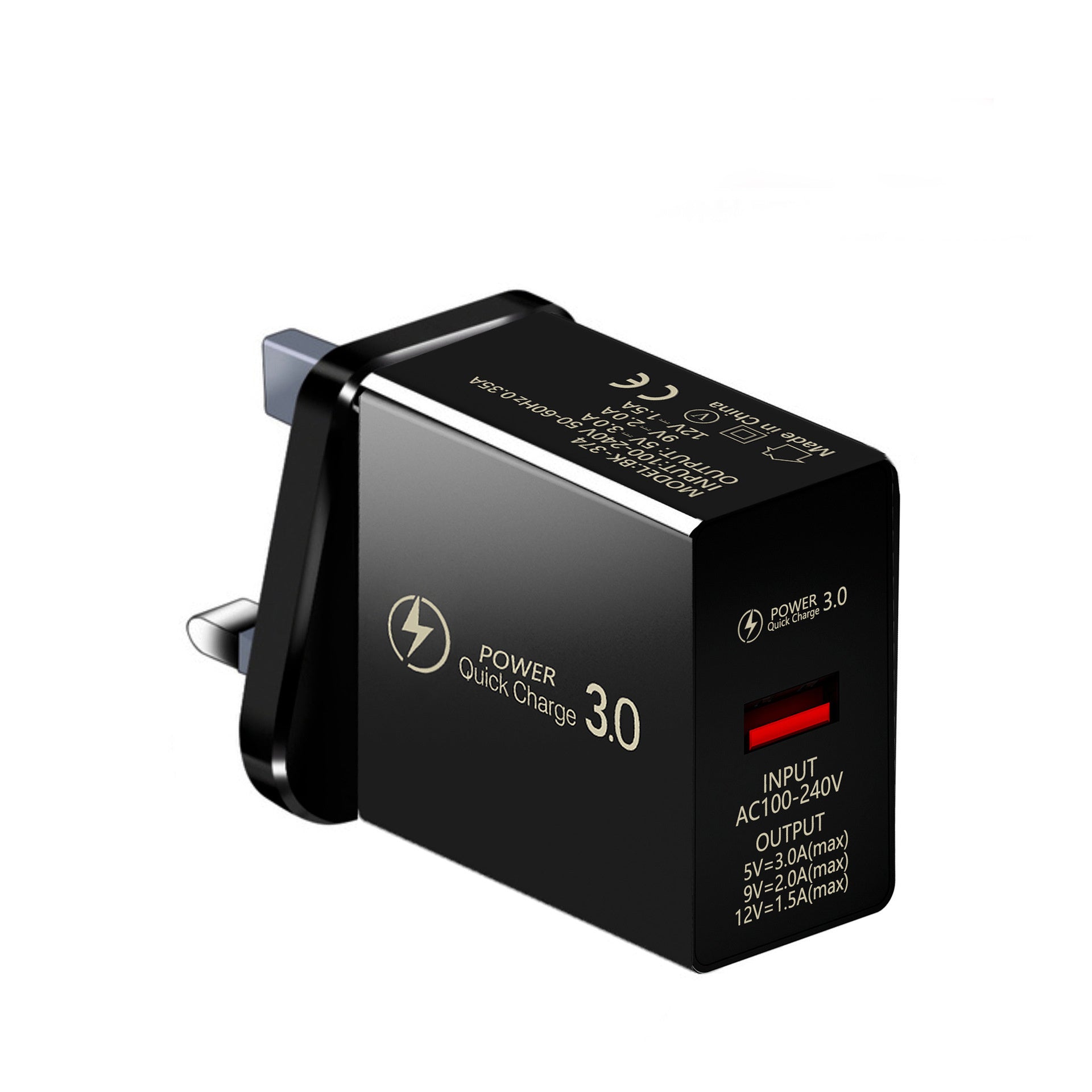 Compatible with Apple, 18W Quick Charge 3.0 Snelle Mobiele Telefoon Oplader Eu Plug Wall Charger Usb Adapter Voor Iphone 11 Pro Xr xs Max Samsung Redmi Huawei
all style (US, UK, EU, UA)