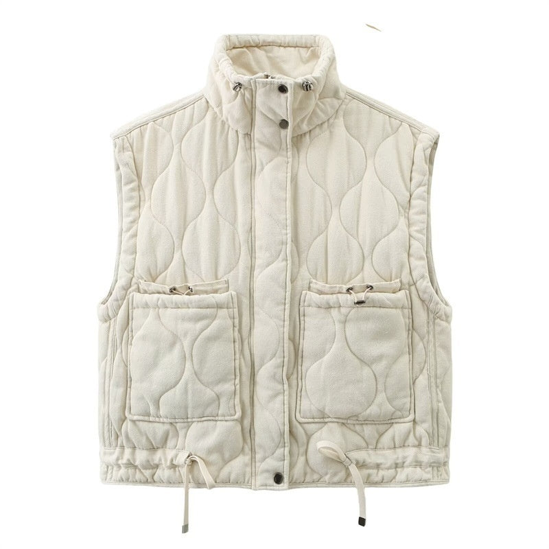 Autumn And Winter Lose Women's Wear Cotton-padded Jacket Vest