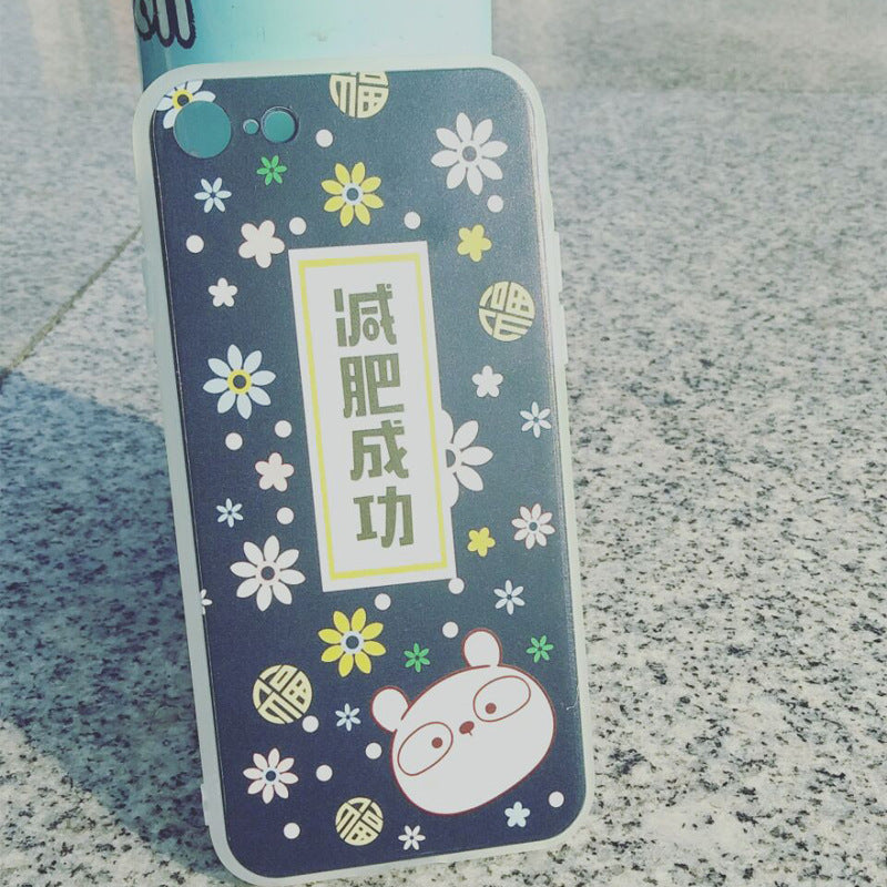 Compatible with Apple, Customized Transparent Ice Cream Pattern Silicone Cover Soft Phone Case for iPhone