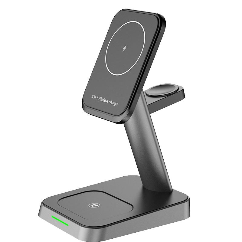 Mobile Phone Vertical Wireless Charger Watch Wireless Charger Mobile Phone Wireless Three-in-one Charger, 3 in 1