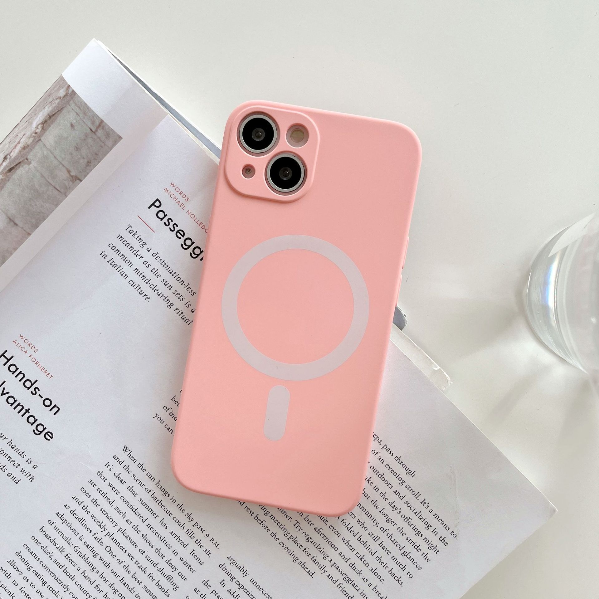 Magnetic Mobile Phone Case Wireless Charging, compatible with iPhone