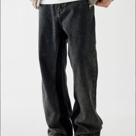 Weili Straight Loose American High Street Vibe Fashion Brand Casual Jeans for men