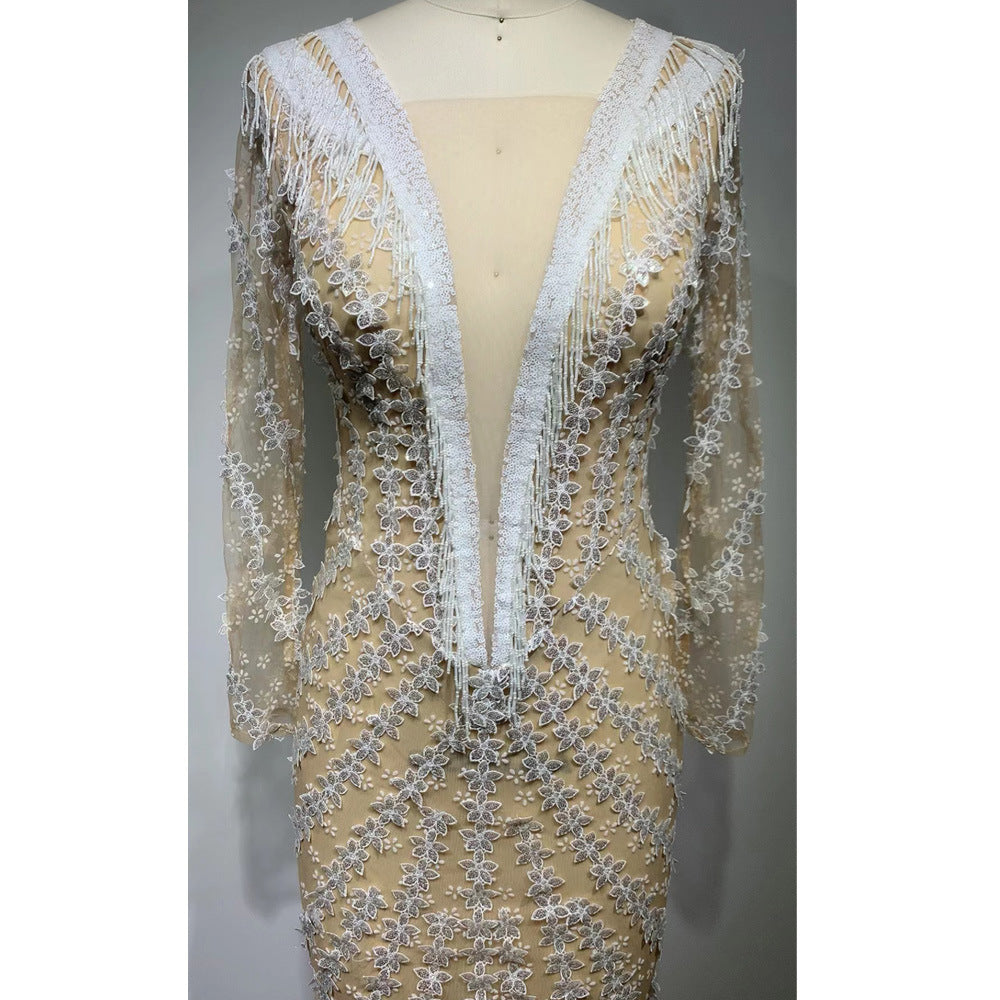 Backless Tight Fishtail Sheath Dress for women