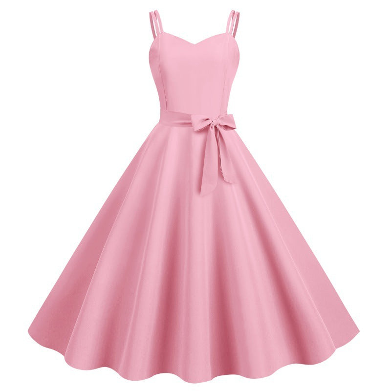 Summer Hot Sale Retro Big Swing Dress