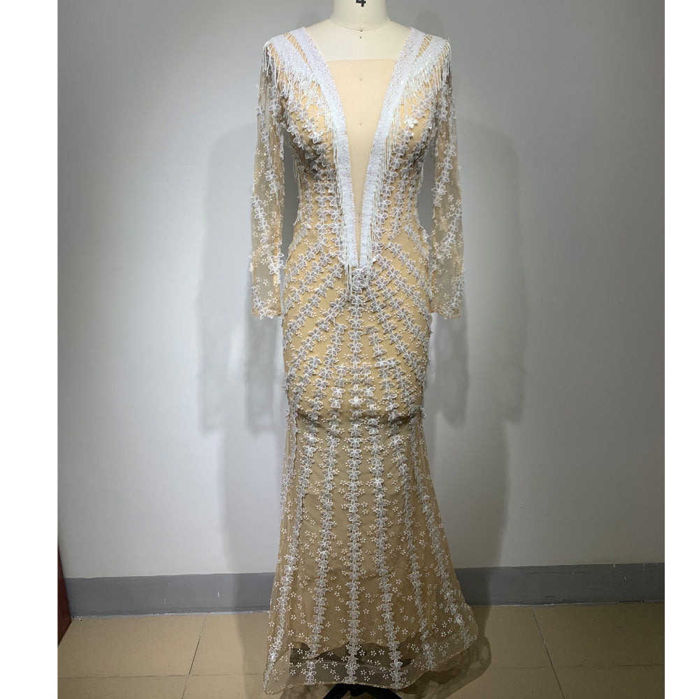 Backless Tight Fishtail Sheath Dress for women
