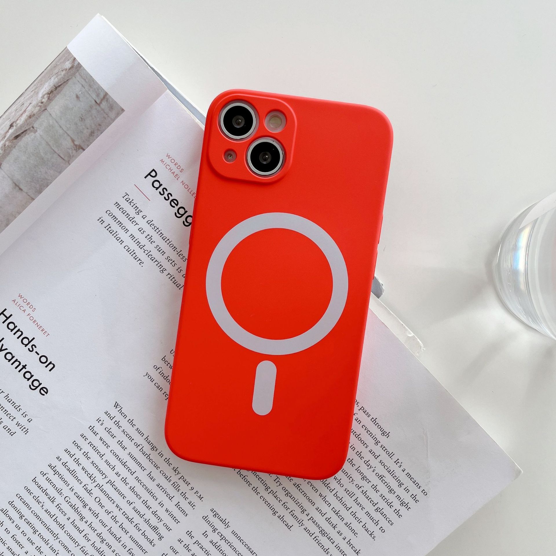 Magnetic Mobile Phone Case Wireless Charging, compatible with iPhone