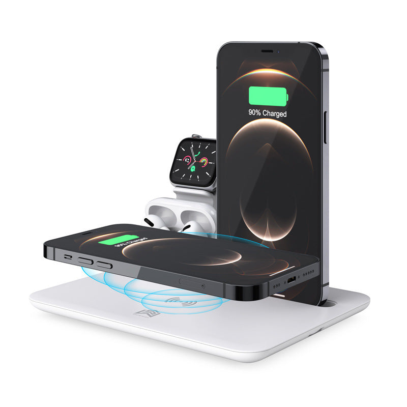 Wireless Phone Charger Watch Headphone Bracket Desktop, 4 in 1