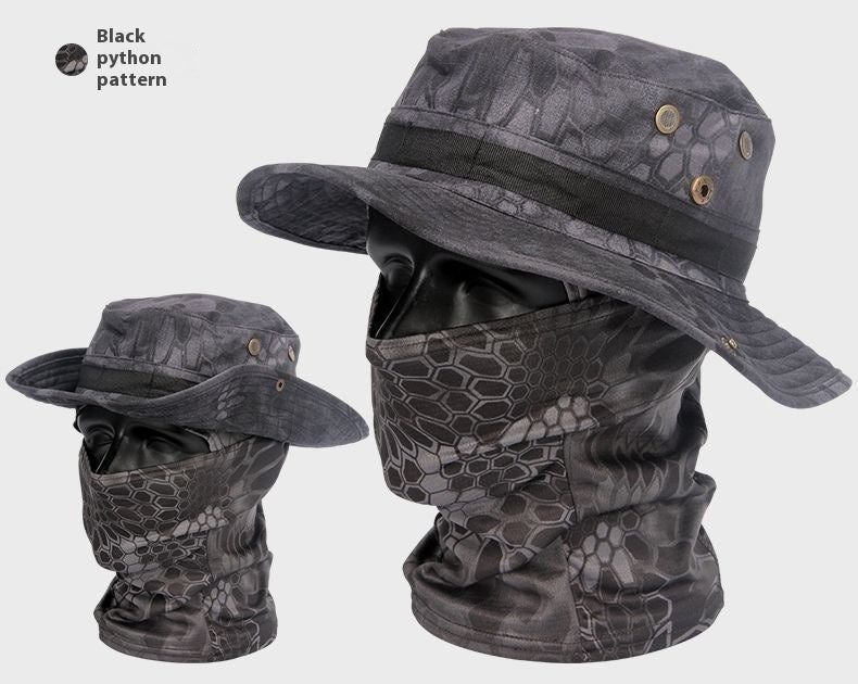 Outdoor Mountaineering Camping Fishing Sun-proof Bucket Hat Mask