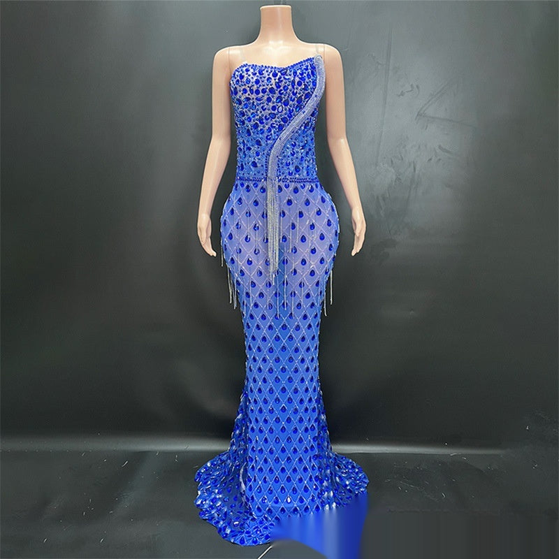 No Back Traceless Sexy Elegant Fishtail Gown for women