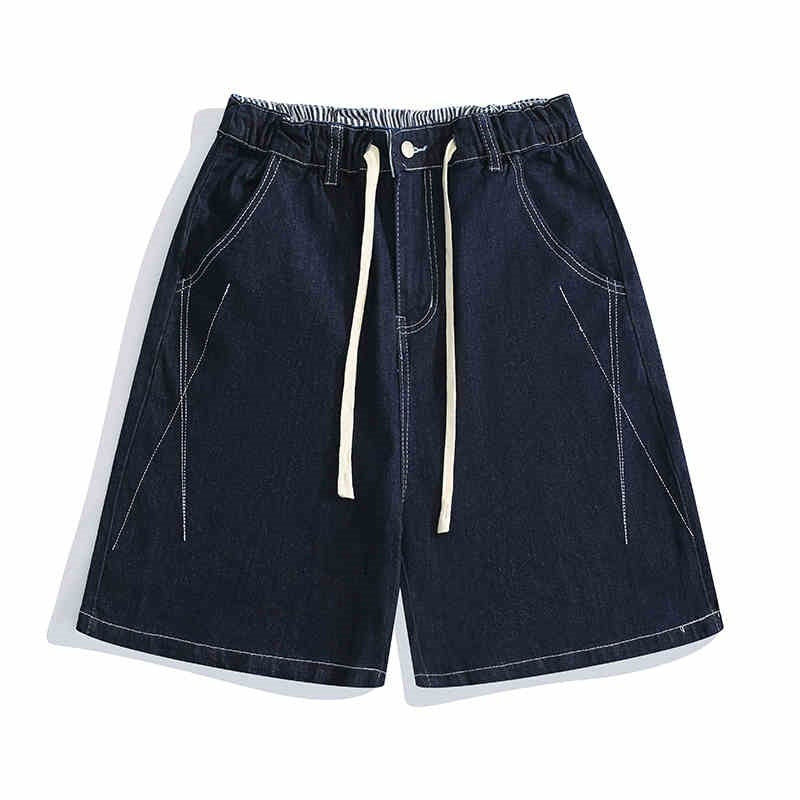 Men's Casual Retro Drawstring Five Quarter Pants