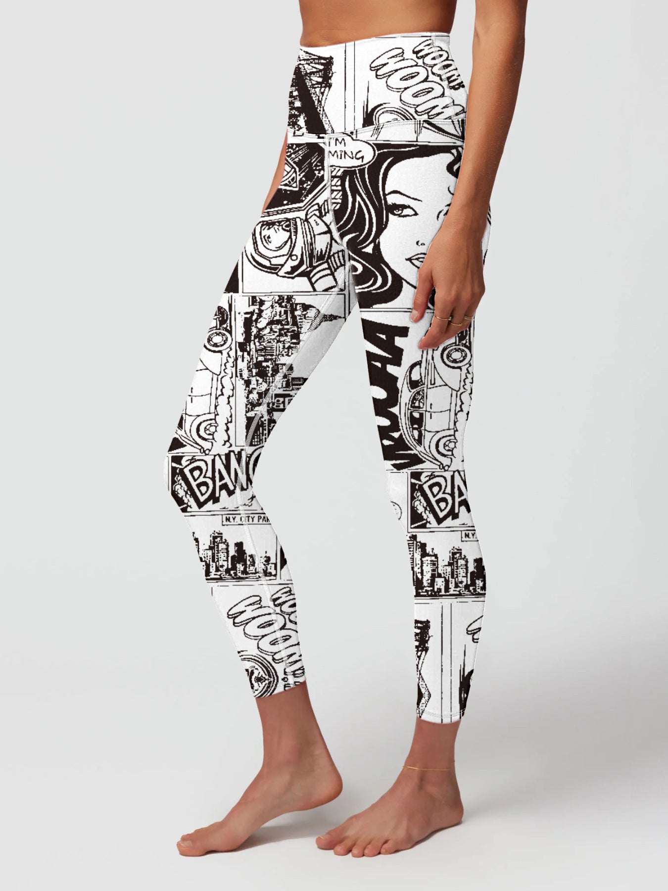 Print Yoga Pants Women's Exercise Workout Pants