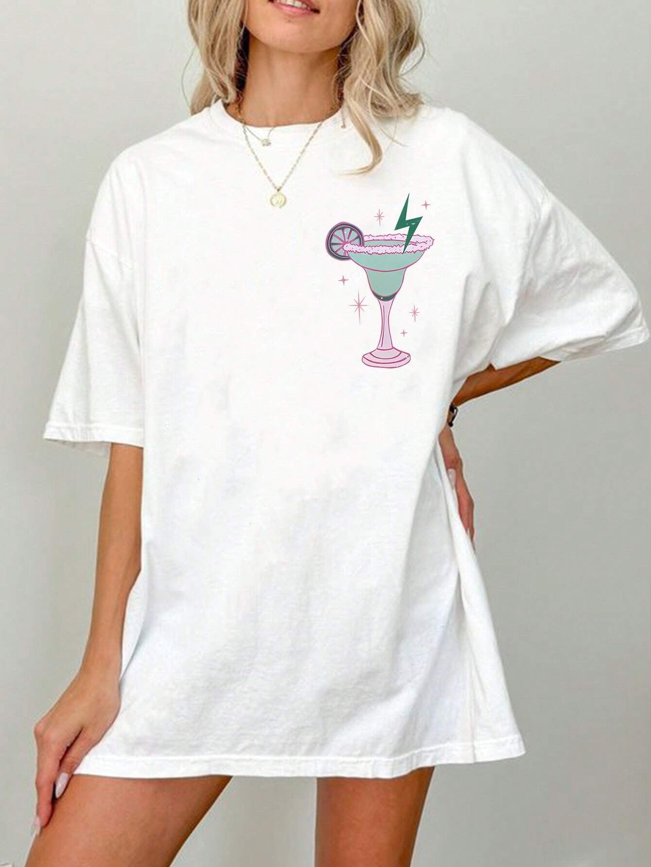 Tanned And Tipsy Printed Women's T-shirt