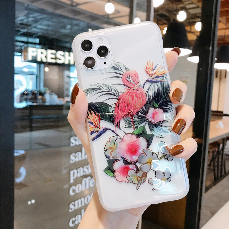 Flower phone case compatible with iphone