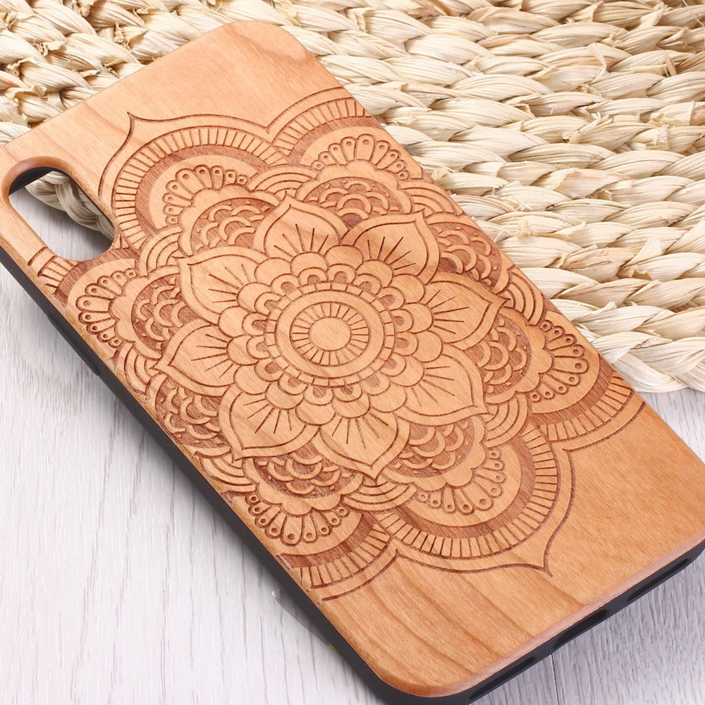 Mandala sticks wood typo phone case,for Iphone