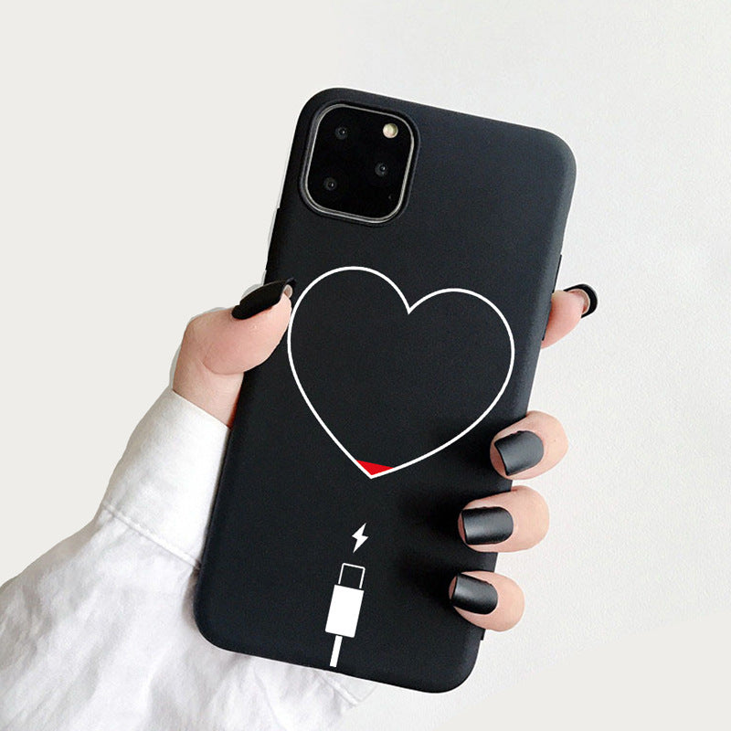 Frosted phone case compatible with iPhone