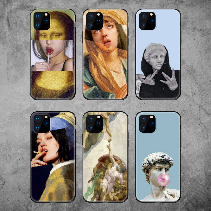 Funny character phone case covers compatible with iPhone