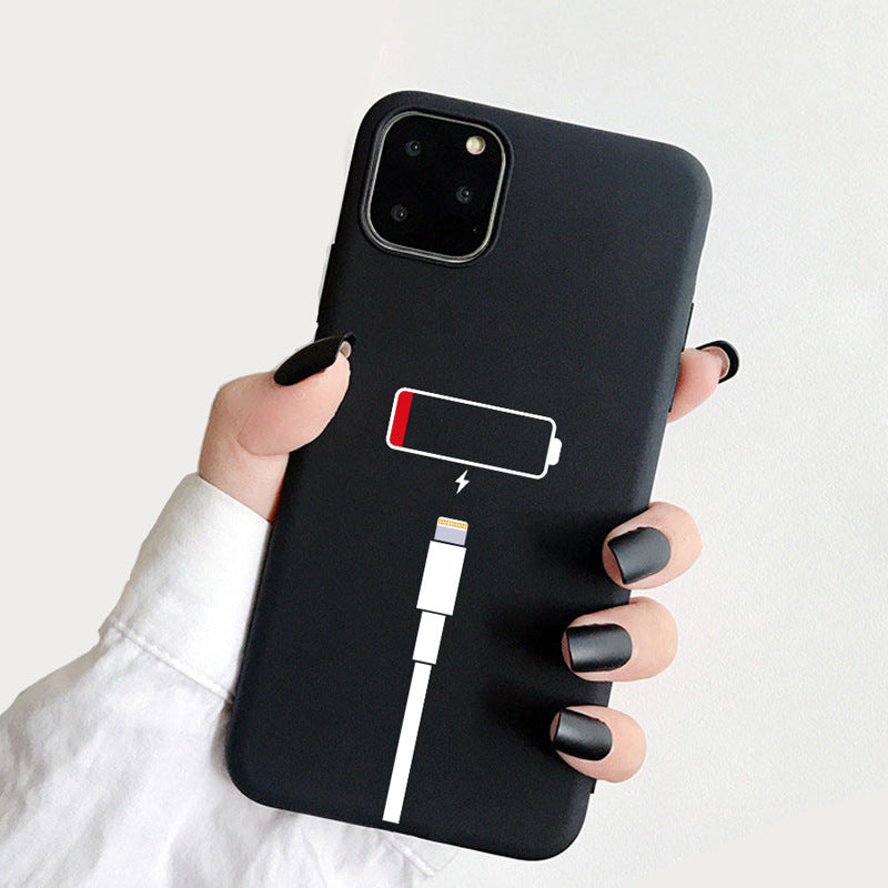Frosted phone case compatible with iPhone