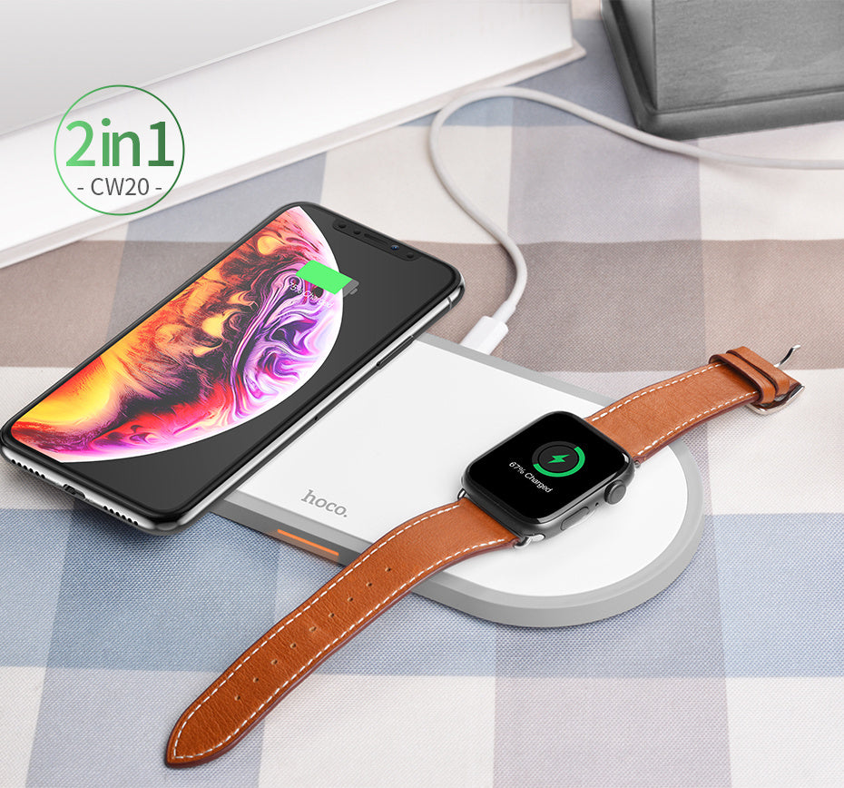 CW20 wireless mobile phone charger, apple watch charger, and air... 3 in1