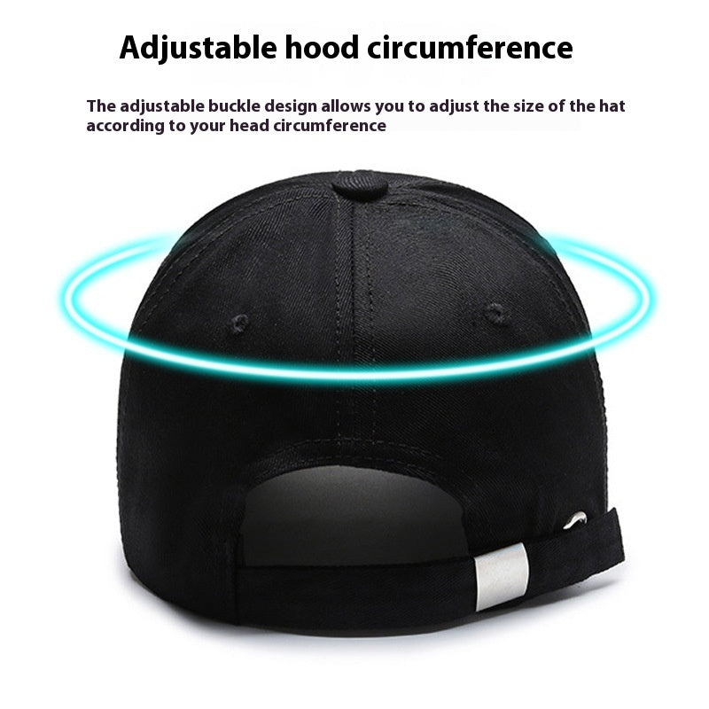 Plus Size Hat Women's Sports Casual Peaked Cap Big Head Circumference