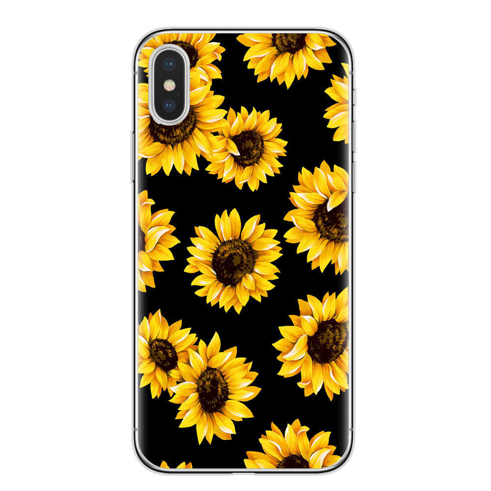 Sunflower phone case, compatible with iPhone