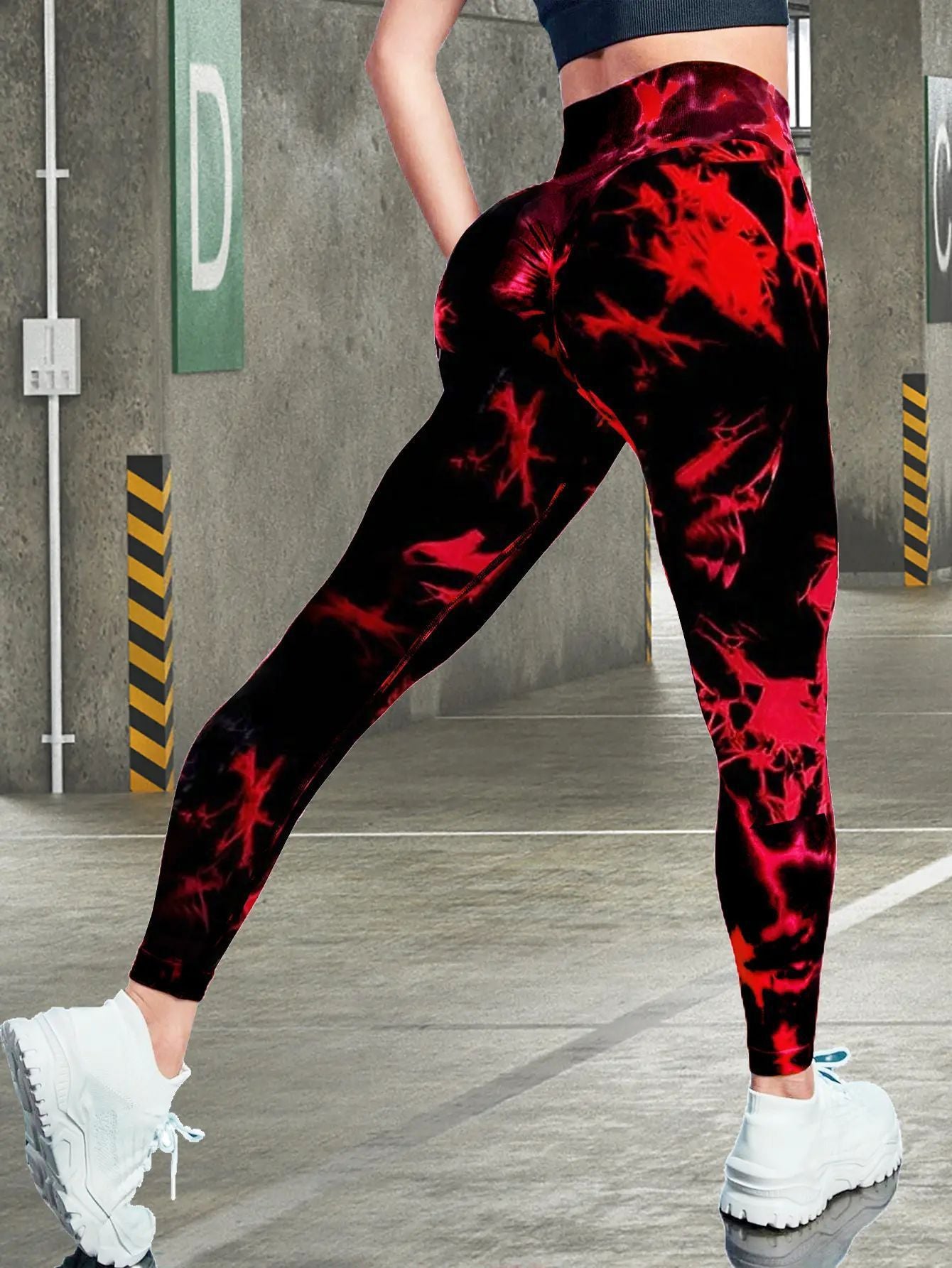 Women's Fashion Casual Tie-dye Yoga Pants