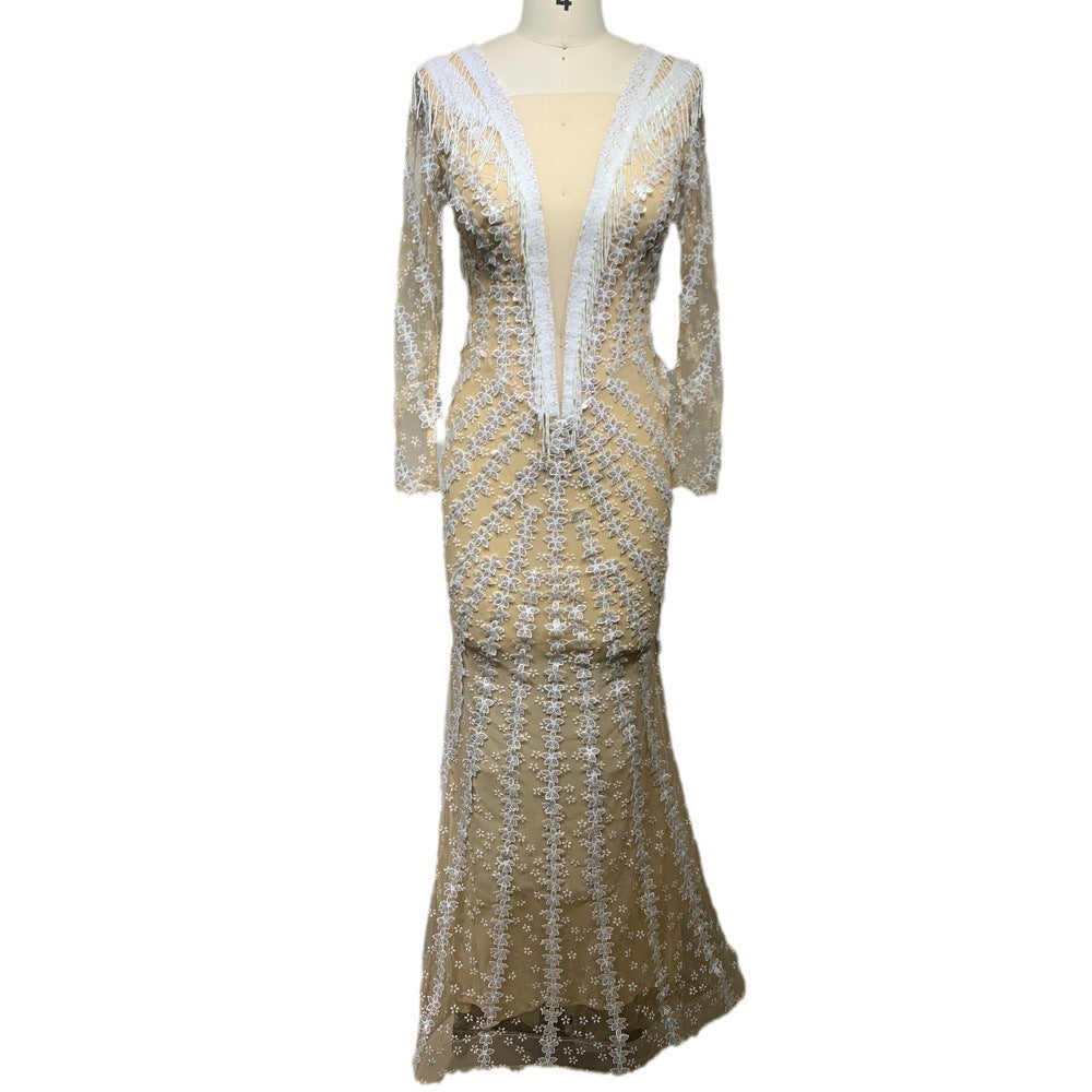 Backless Tight Fishtail Sheath Dress for women