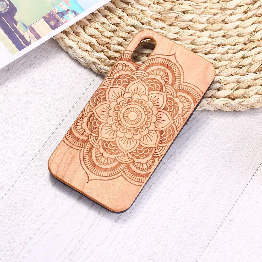 Mandala sticks wood typo phone case,for Iphone