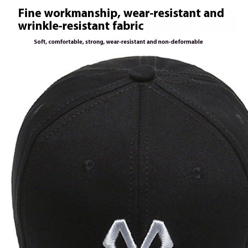 Plus Size Hat Women's Sports Casual Peaked Cap Big Head Circumference