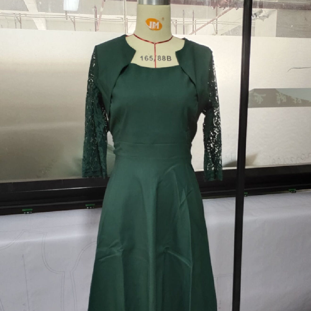 Women's Fashion Personality Vintage Lace Dress