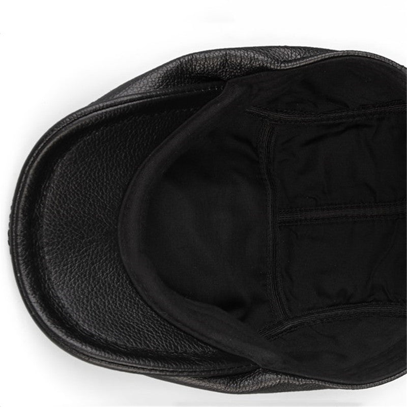 Retro Printed Peaked Cap Korean Style Distressed