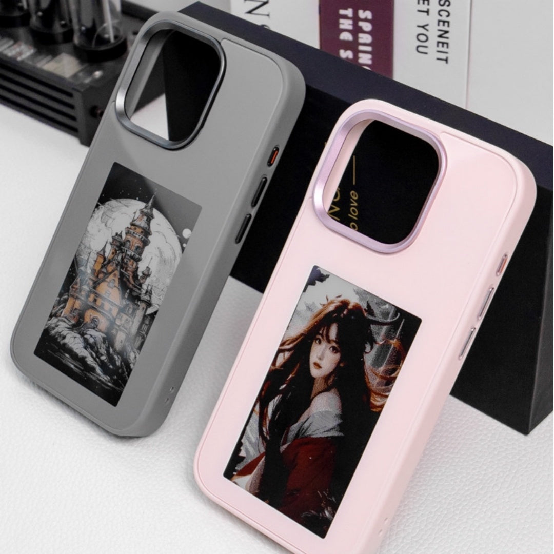 Ink Screen Border Projection Phone Case for iphone