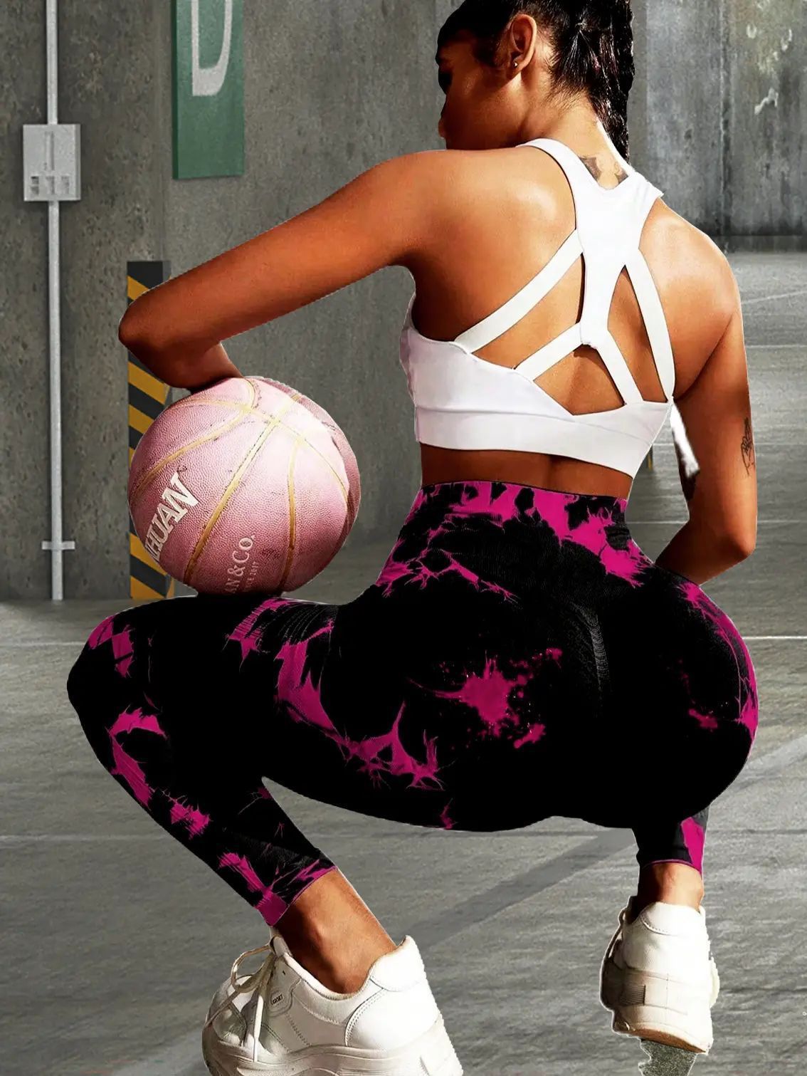 Women's Fashion Casual Tie-dye Yoga Pants