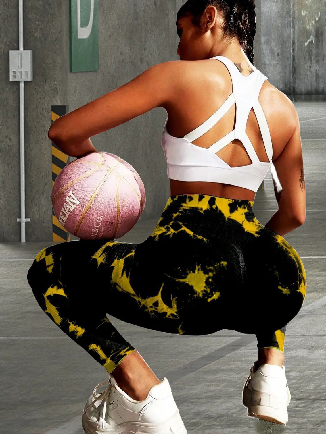 Women's Fashion Casual Tie-dye Yoga Pants