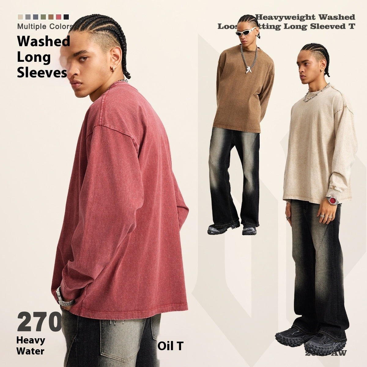 American Retro Washed Sweater