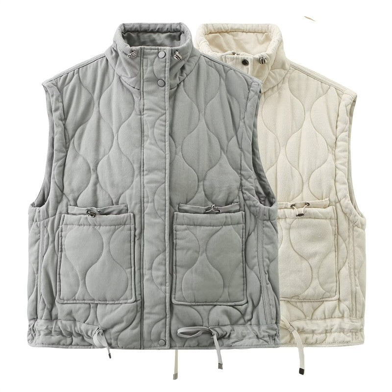Autumn And Winter Lose Women's Wear Cotton-padded Jacket Vest