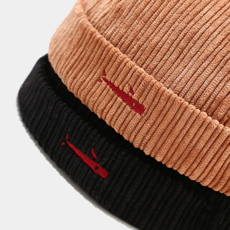 New Corduroy Chinese Landlord Hat Men And Women