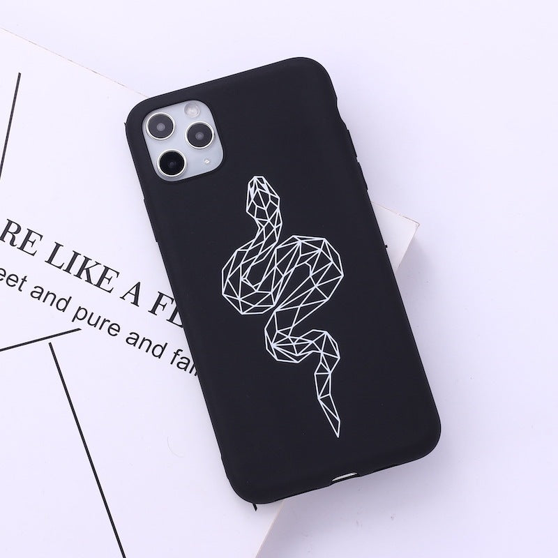 Animal line phone case for iPhone