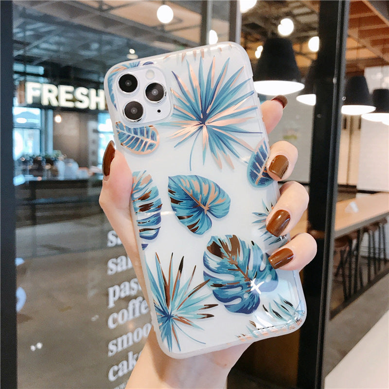 Flower phone case compatible with iphone