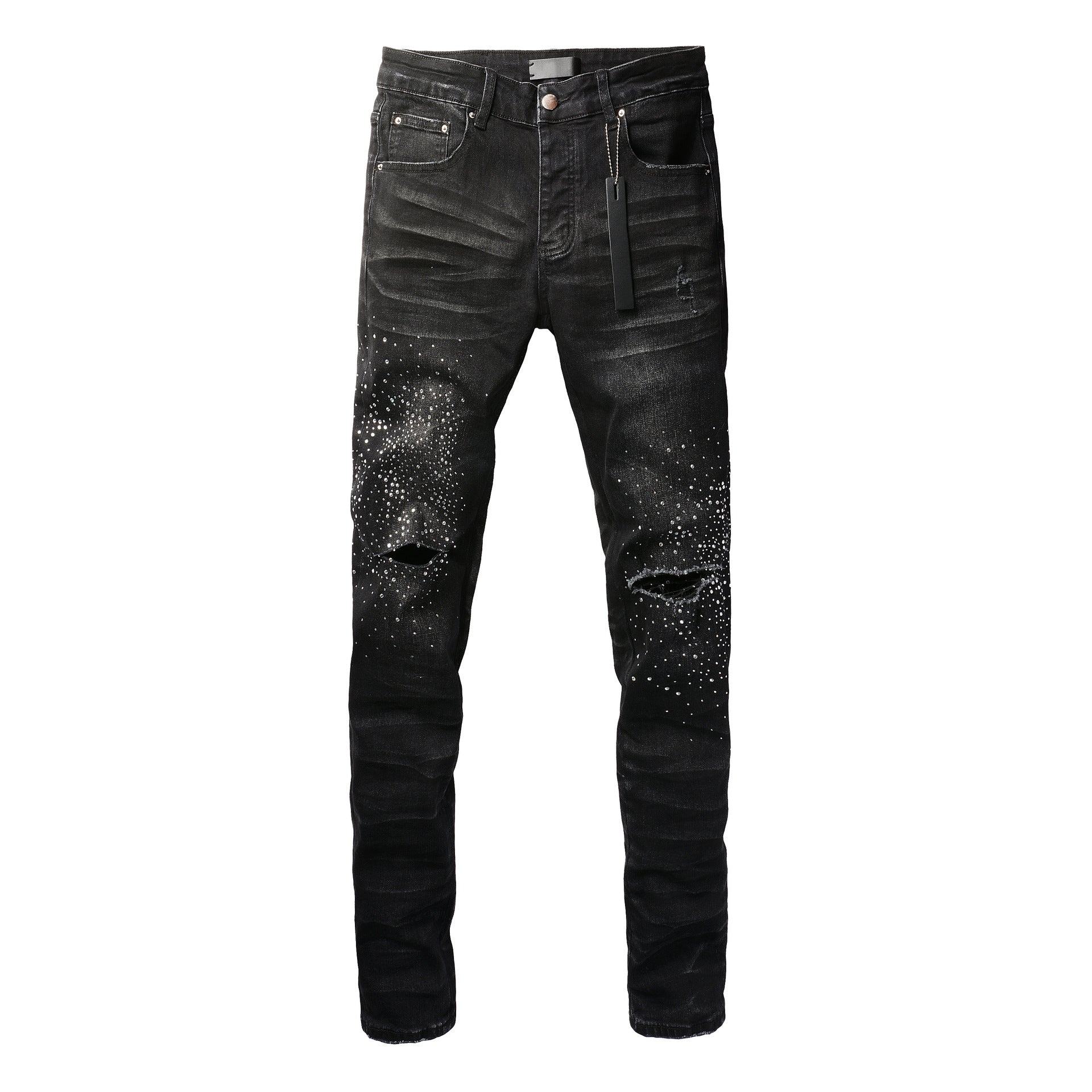 Fashion Close-fitting And Slim-fitting Skinny Jeans for men