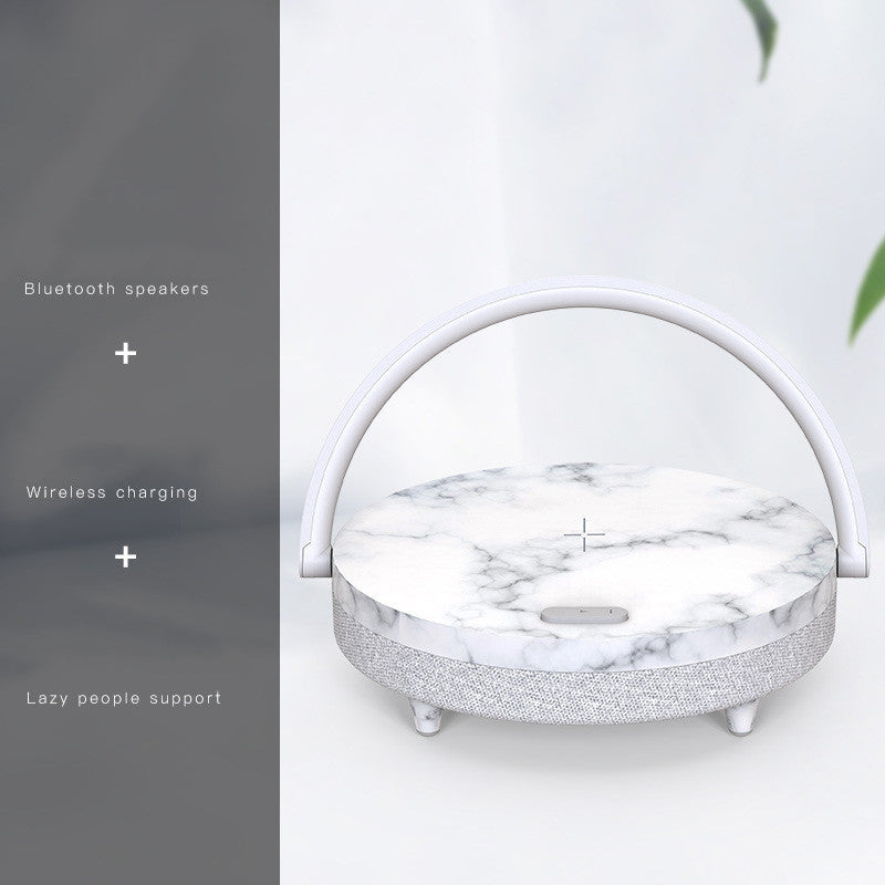 Wireless Charging LED Night Light, Wireless charging technology, charging to about 90%, slow down the direct current, prolong the battery life of the mobile phone ,bleutooth speaker and mobile phone holder 4-1