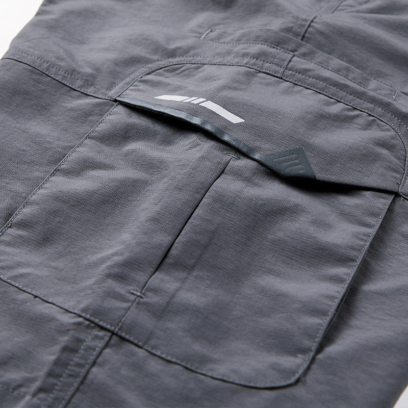 Shorts Men's Quick-drying Outdoor Straight Loose Multi-bag