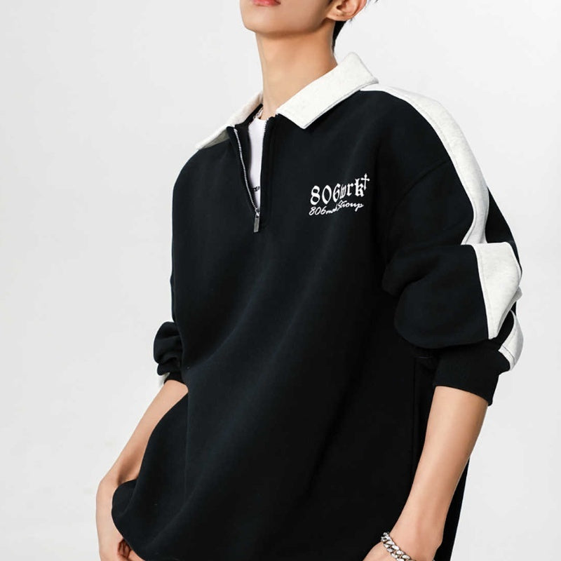 Spring New American Style Loose Turn-down Collar Coat