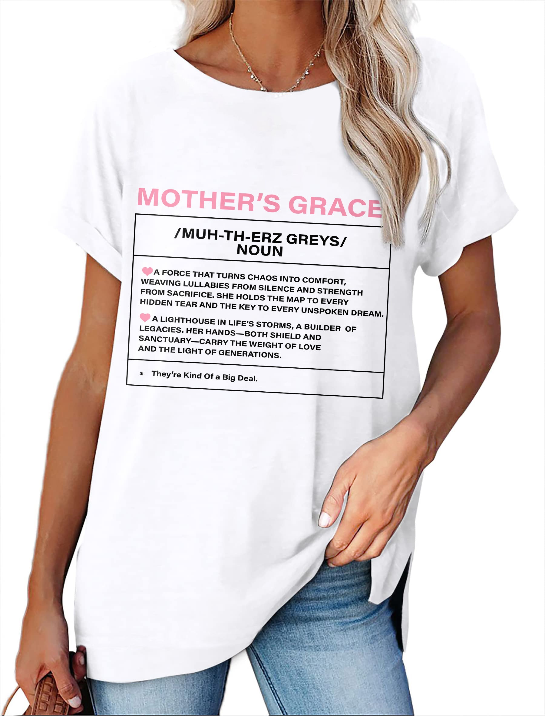 Women's Minimalist Printed Casual Round Neck Short Sleeved Shirt