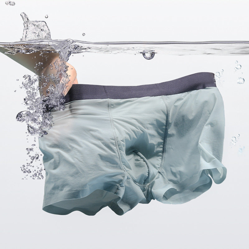 Men's Fashion Personalized Seamless Summer Thin Boxers