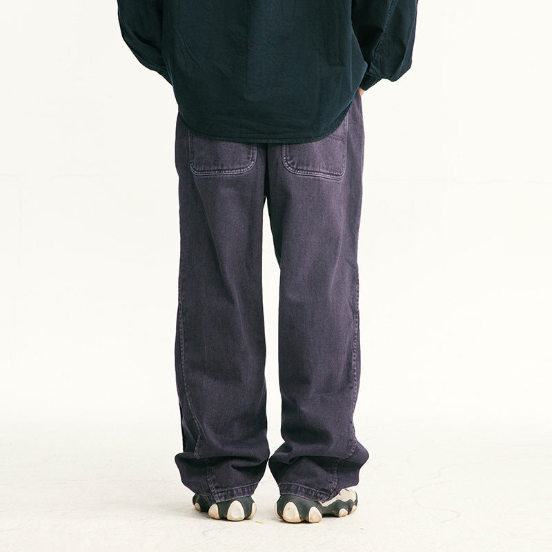 Siro Twill Loose Cargo Trousers for men